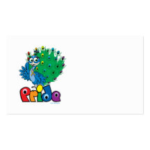 Pavão de LGBTQ Modelos Cartões De Visita