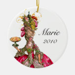 Pavão e bolo de Marie Antoinette Enfeites De Natal