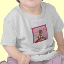 Pavões e bolos de Marie Antoinette camisetas