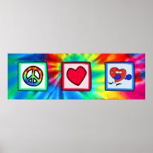 Paz, amor, encaixotando posters