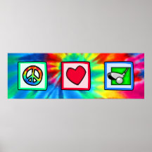 Paz, amor, golfe poster