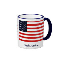Paz & justiça caneca