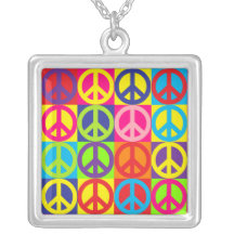 Paz multicolorido bijuterias
