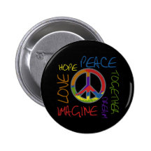 Paz retro boton