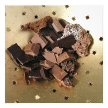 Pedaços do chocolate fotografia