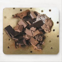 Pedaços do chocolate mousepad