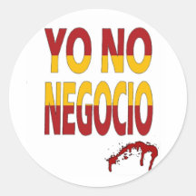 Pegatinas YO NO NEGOCIO