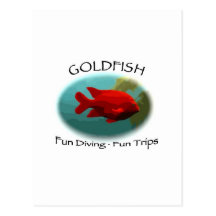 PEIXE DOURADO CARTAO POSTAL