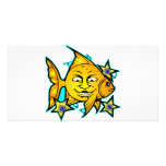 Peixes & estrelas de Sun Cartao Com Fotos