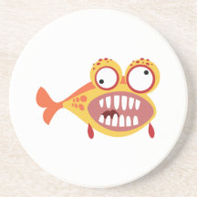 Peixes loucos porta-copo