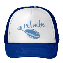 peluche azul bonés