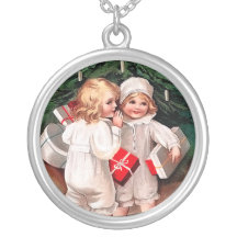 Pendente bonito do Natal, crianças, presentes, pra Bijuterias