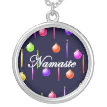 Pendente de Namaste do Natal Colares Personalizados