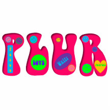Pendente do PLUR do Raver Esculturafotos
