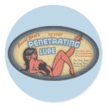 Penetrating Lube Round Stickers