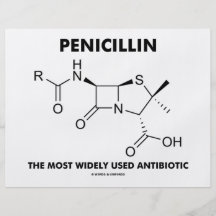 Penicilina a maioria de antibiótico amplamente uti panfleto