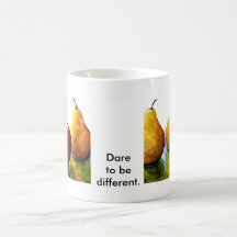 Peras, de Apple das belas artes vida ainda Caneca