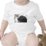 Perfil preto de Labrador (laboratório) Retreiver n T-shirts