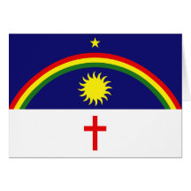 Pernambuco, bandeira de Brasil Cartão
