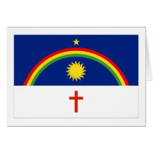 Pernambuco, bandeira de Brasil Cartões