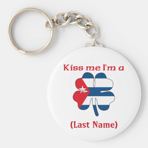Personalizado beije-me que eu sou cubano, (o sobre chaveiro