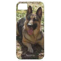 Personalizado: Caso do iPhone 5 do german shepherd Capa De iPhone 5 Case-Mate