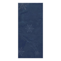 PERSONALIZE - flocos de neve 4 - azul escuro origi Panfleto Informativo