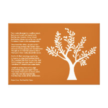 PersonalTrees - argila vermelha - árvore do poeta Impressão Em Tela Canvas