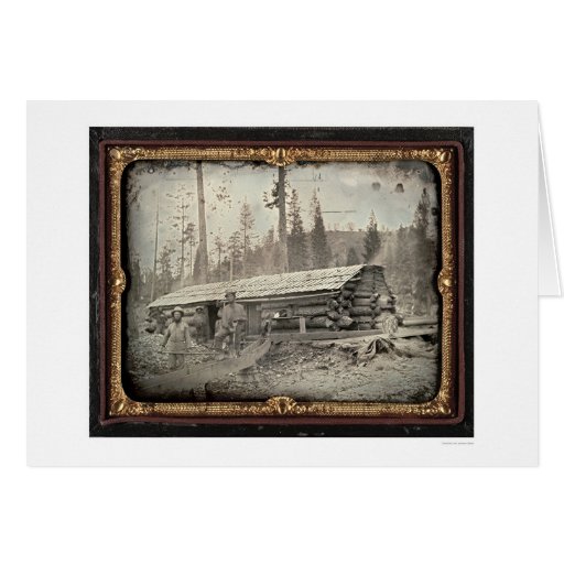 Perto do monte do naco de açúcar, 1852 por Starkwe Cartão