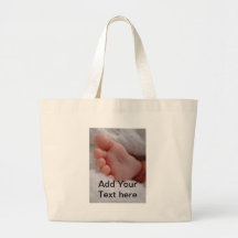 Pés do bebê bolsas para compras