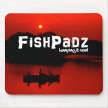 Pesca vermelha mouse pad