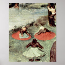 Pessoa idosa de Pieter Bruegel - os jogos das cria Poster