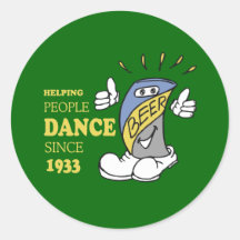 PESSOAS DE AJUDA DA DANÇA ADESIVOS
