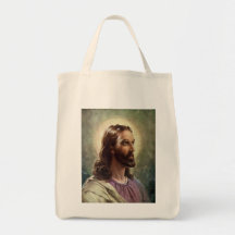 Pessoas religiosas do vintage, retrato do Jesus Cr Bolsas
