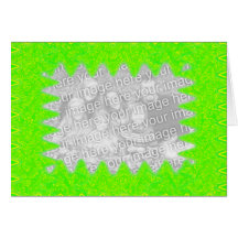 Photoframe verde-claro cartão