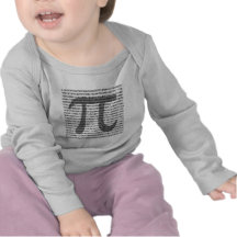 Pi pelos números t-shirts