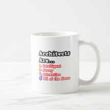Piada do questionário dos arquitetos… caneca