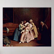 Pietro Longhi - desmaiando Poster