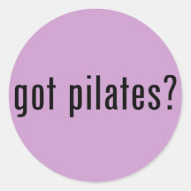 pilates obtidos? adesivos em formato redondos
