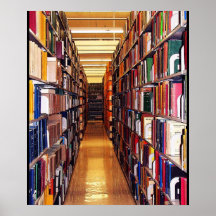 Pilhas da biblioteca impressão