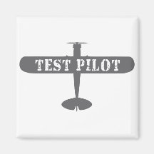 Piloto do avião & de teste imã
