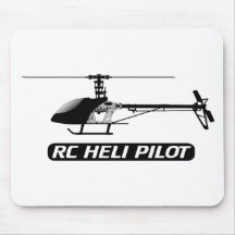 Piloto do helicóptero de RC Mouse Pads