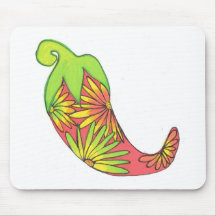 Pimentão vermelho mousepads