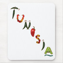 Pimentas de pimentão de Tunísia Mousepads
