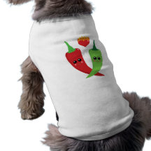 Pimento de Kawaii Camiseta Para Cães