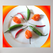 Pimentos 3 impressão