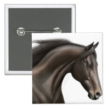 Pin do cavalo do puro-sangue botons
