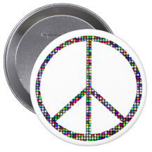 Pin Groovy do botão do sinal de paz Botons