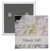 Pin Wedding branco para o florista broches