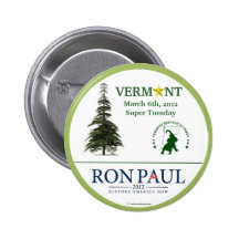 Pinback político preliminar de Ron Paul em 2012 Ve Pins